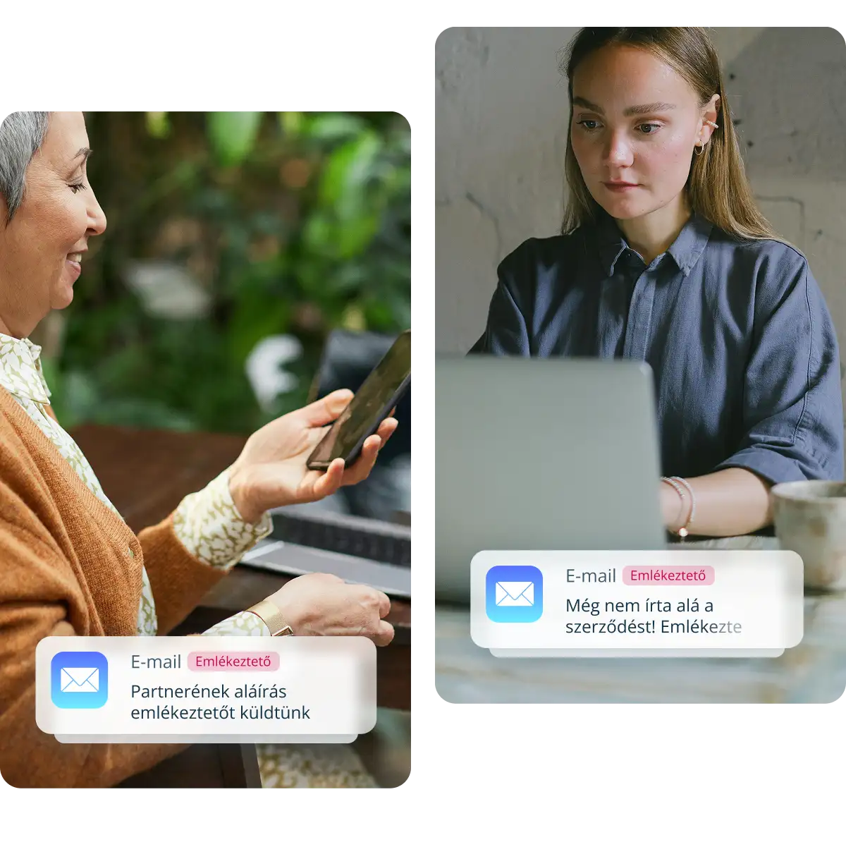 Volg wat er met je contract gebeurt - in realtime